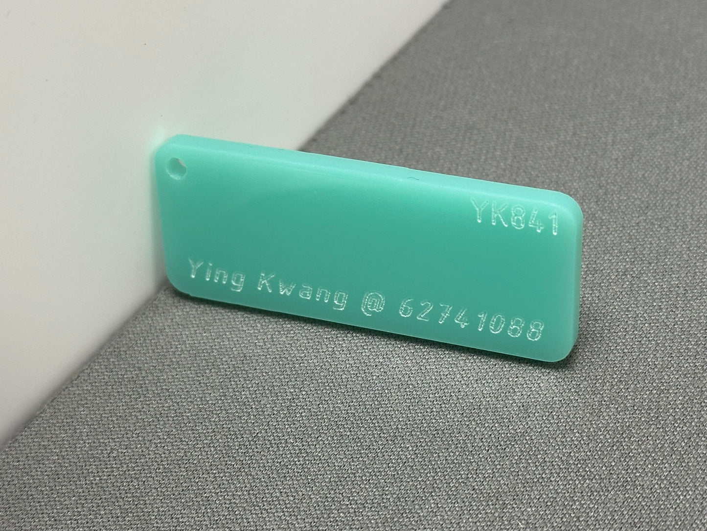 3MM YK841 TRANSLUCENT CYAN