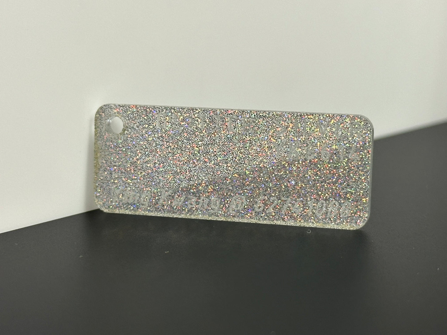 3mm YK6614 GLITTER SILVER