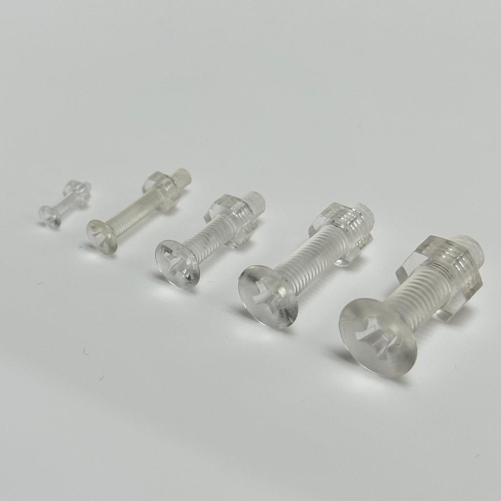 Clear Plastic Screws