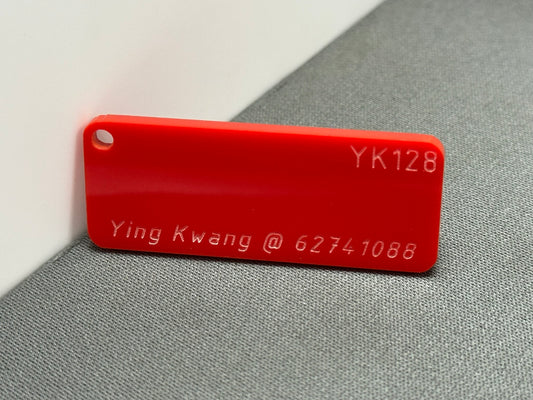 3MM YK128 OPAQUE BRIGHT RED