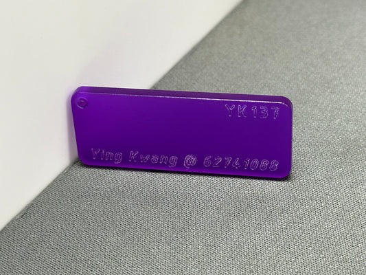 3MM YK137 TRANSLUCENT LIGHT PURPLE