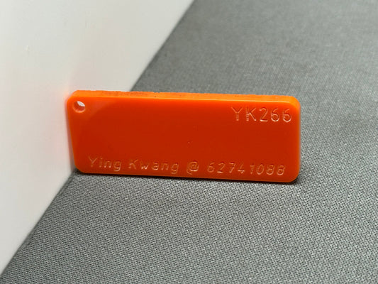 3MM YK266 OPAQUE ORANGE