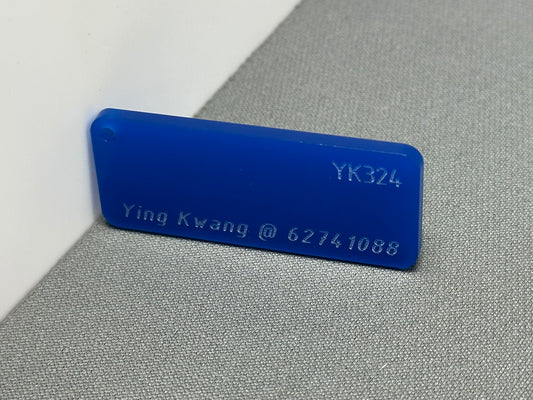 3MM YK324 TRANSLUCENT BLUE