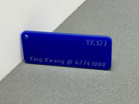 3MM YK327 TRANSLUCENT ELECTRIC BLUE