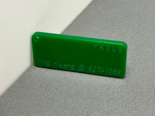 3MM YK348 OPAQUE DARK GREEN