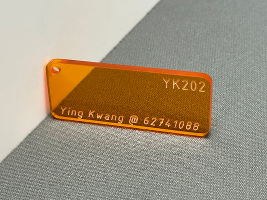 3mm YK202 TINTED ORANGE