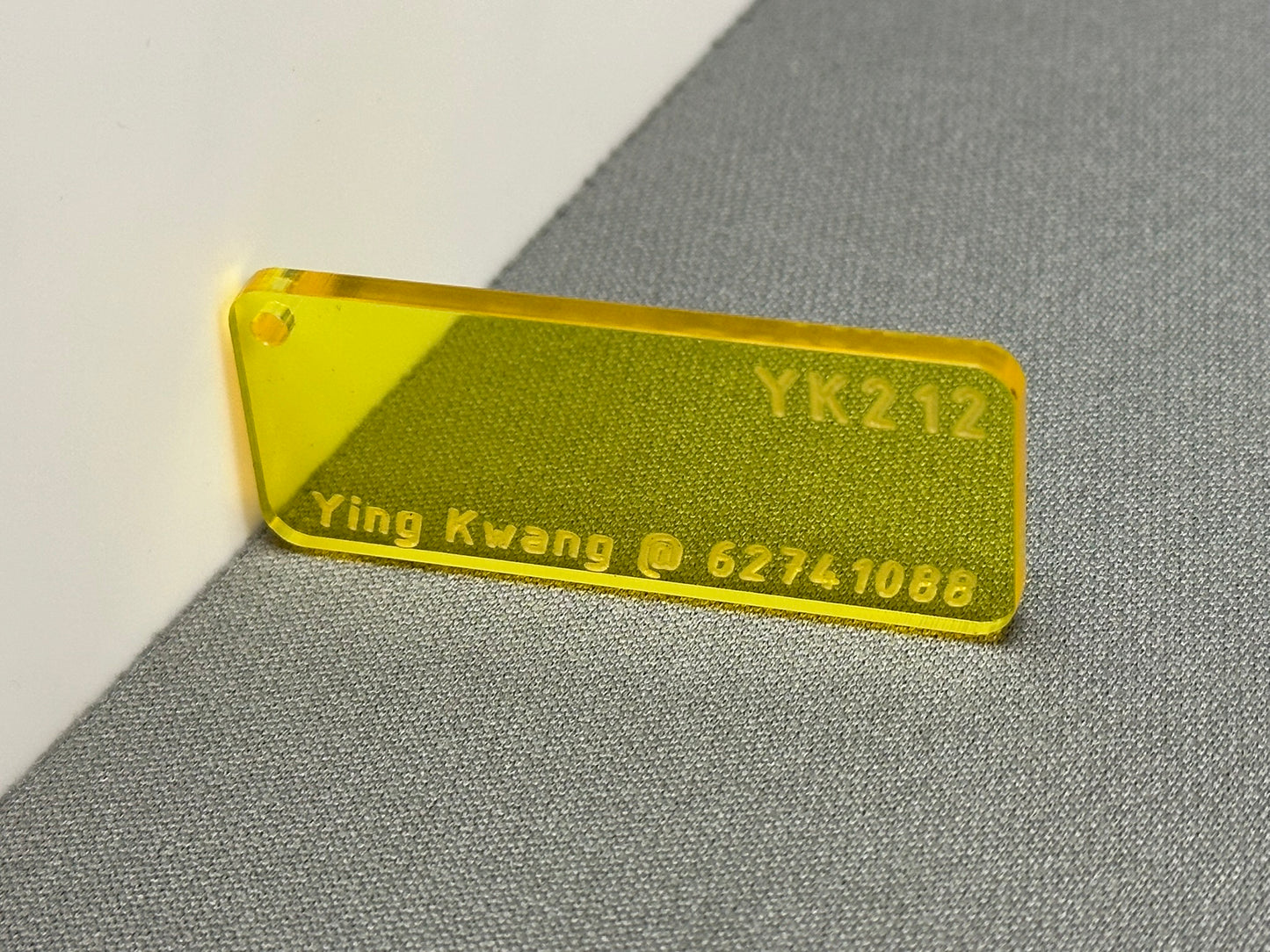 3mm YK212 TINTED YELLOW