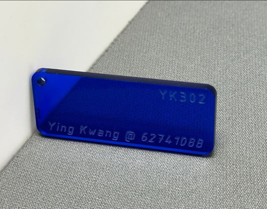 3mm YK302 TINTED DARK BLUE