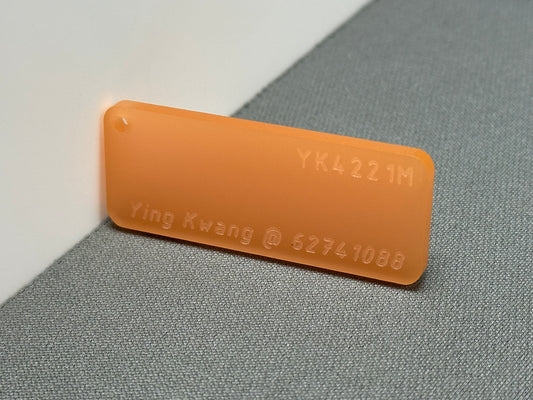 3mm YK4221M MATT ORANGE