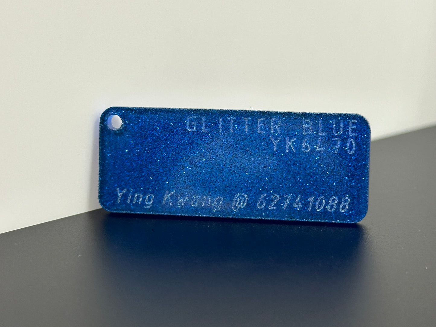 3mm YK6470 GLITTER BLUE