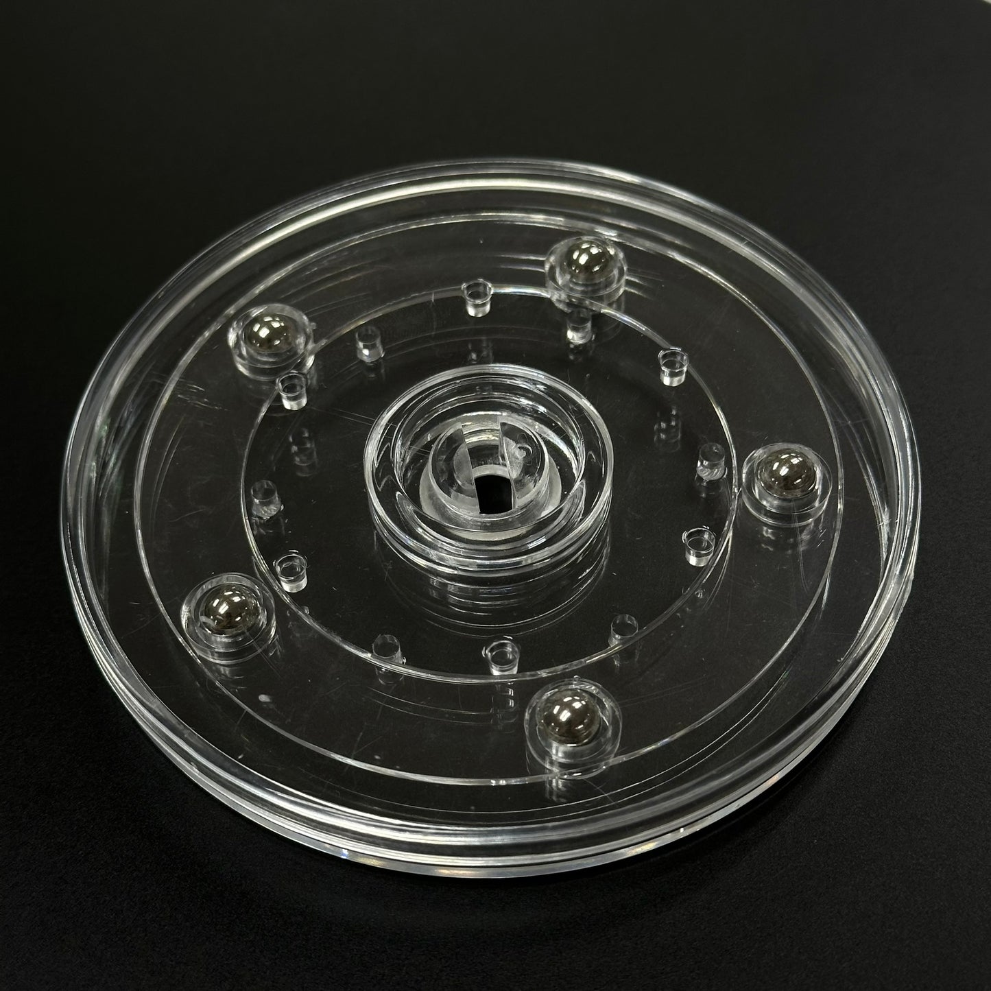 CLEAR ROTATING DISC