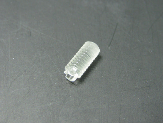 CLEAR PLASTIC SET SCREWS (HEADLESS)